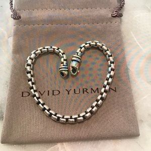 💯 DAVID YURMAN 5mm BOX CHAIN BRACELET AUTHENTIC EXCELLENT CONDITION 81/2” long